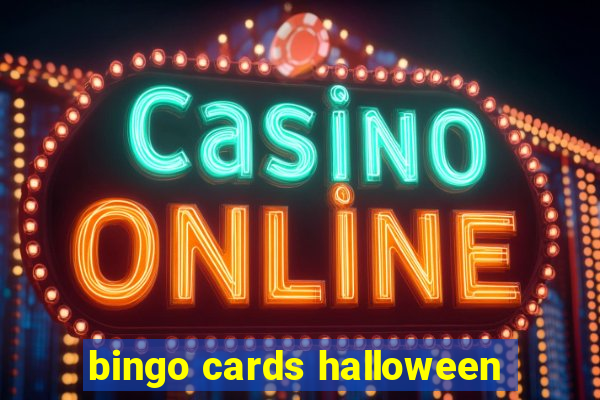 bingo cards halloween