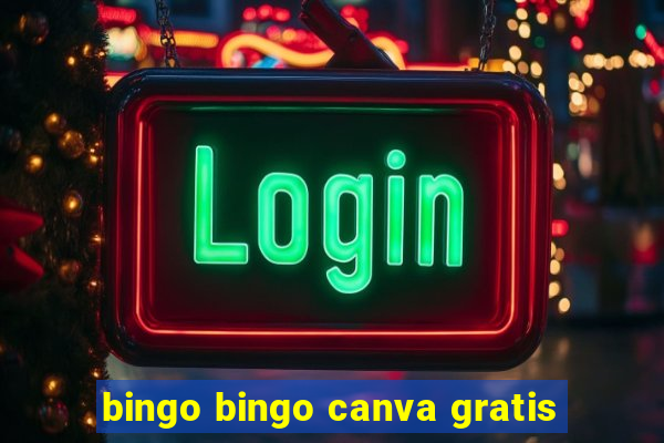 bingo bingo canva gratis