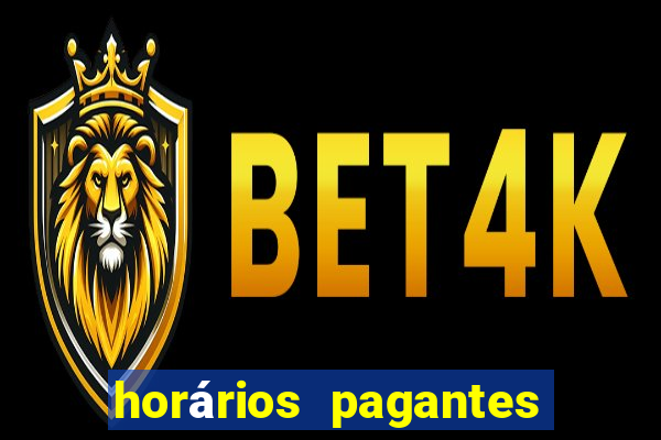 horários pagantes dos slots