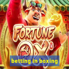 betting in boxing