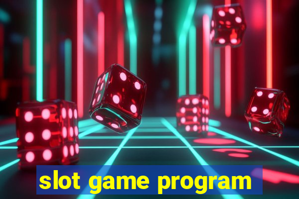 slot game program