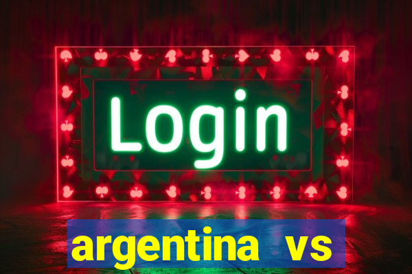 argentina vs colombia onde assistir