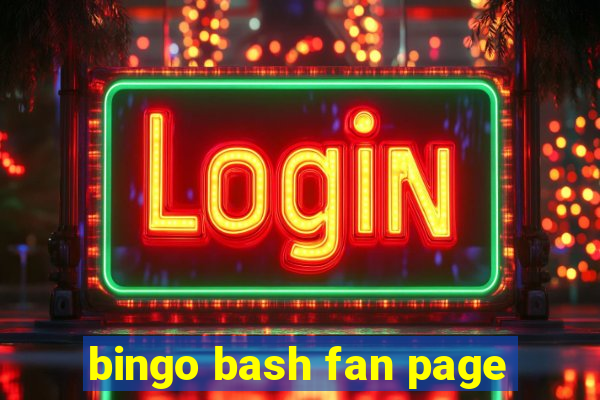 bingo bash fan page