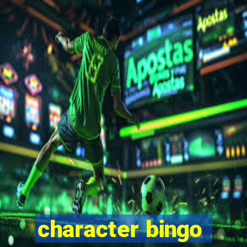 character bingo