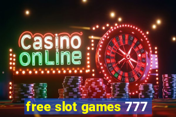 free slot games 777