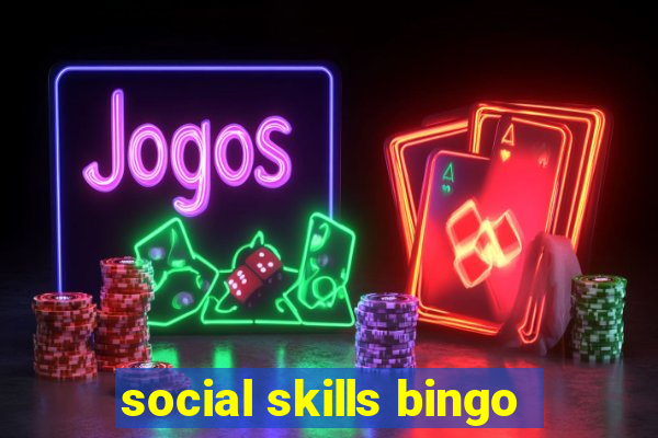 social skills bingo