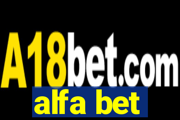 alfa bet