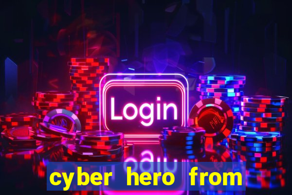 cyber hero from the metaverse