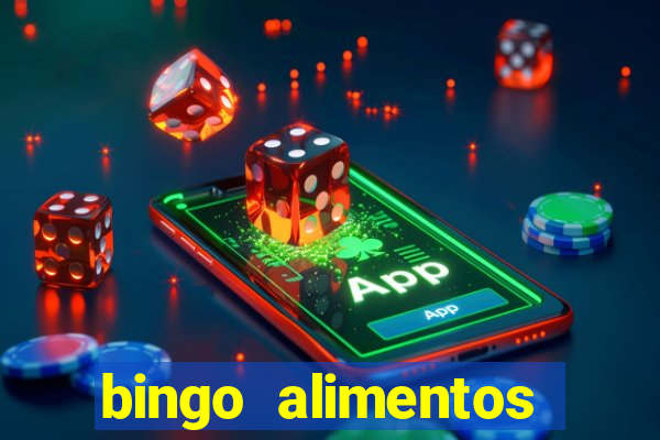 bingo alimentos para imprimir