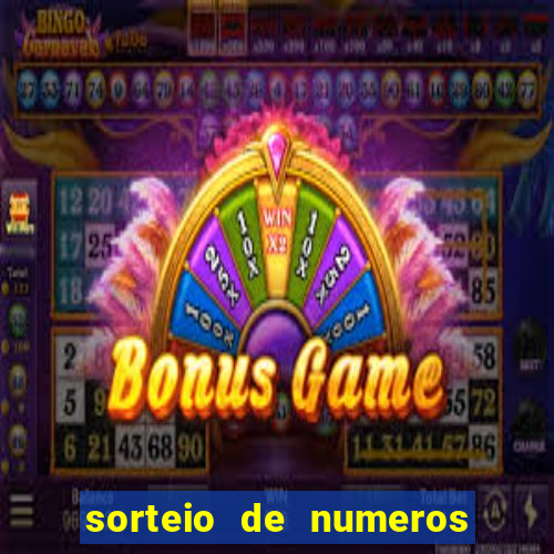 sorteio de numeros de bingo