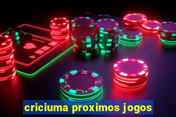 criciuma proximos jogos