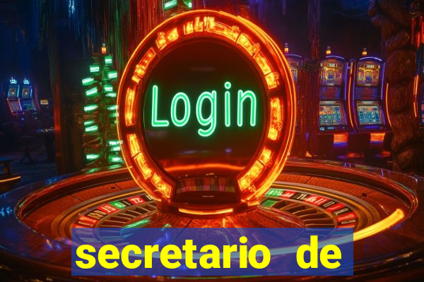 secretario de esporte salario