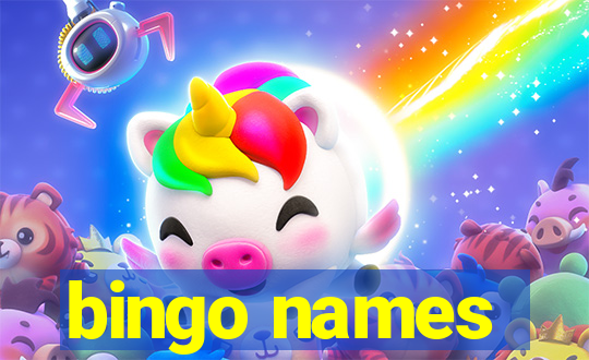 bingo names