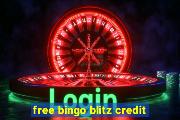 free bingo blitz credit