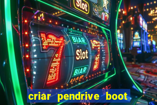 criar pendrive boot windows 10