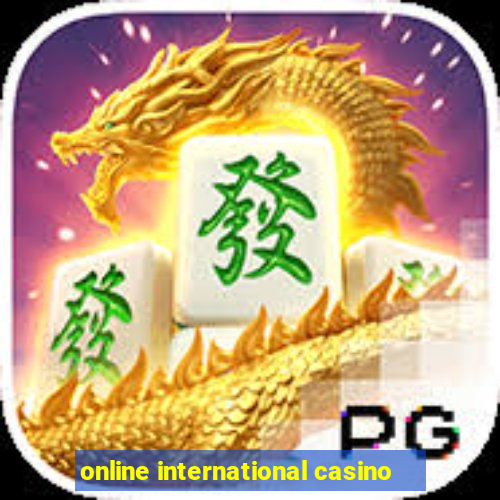 online international casino