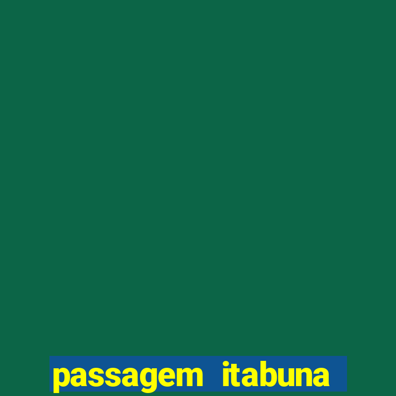 passagem itabuna porto seguro