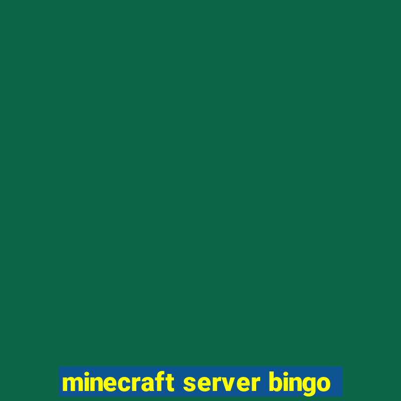 minecraft server bingo