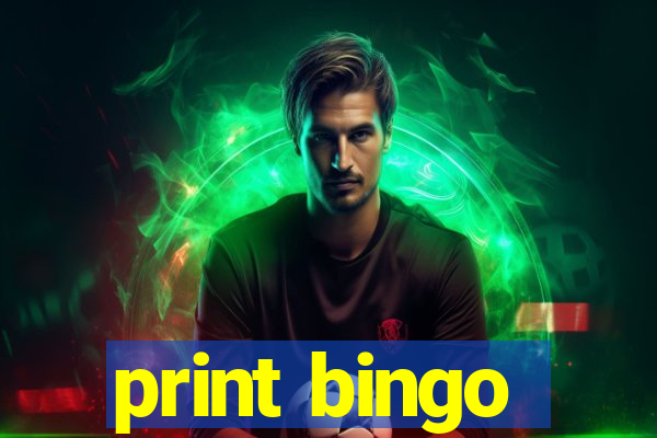 print bingo