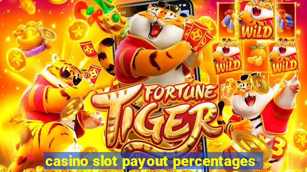 casino slot payout percentages