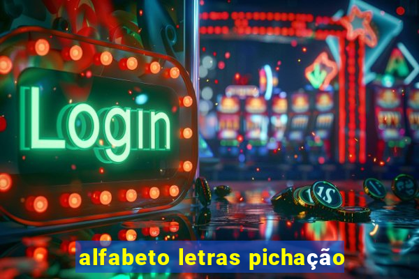 alfabeto letras pichação