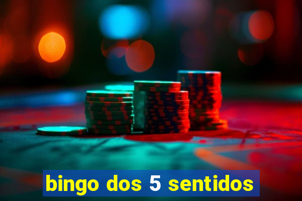 bingo dos 5 sentidos