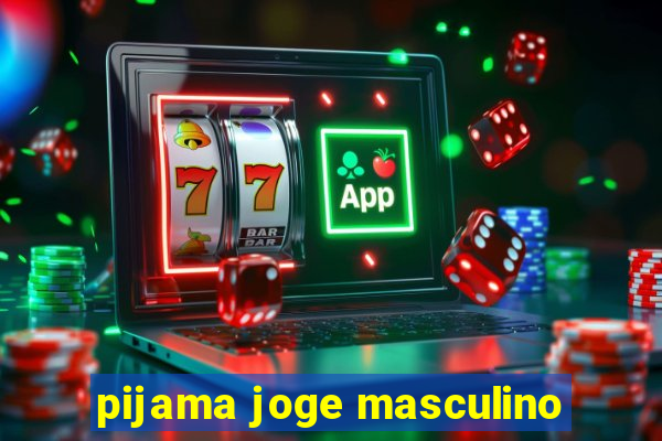 pijama joge masculino