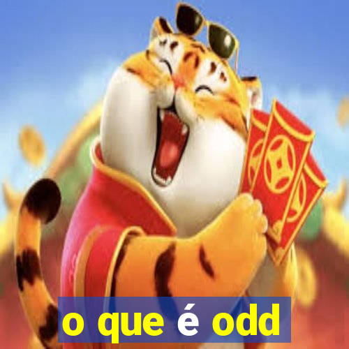 o que é odd