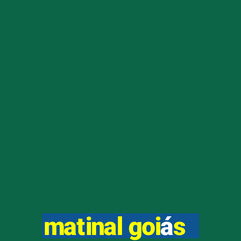 matinal goiás