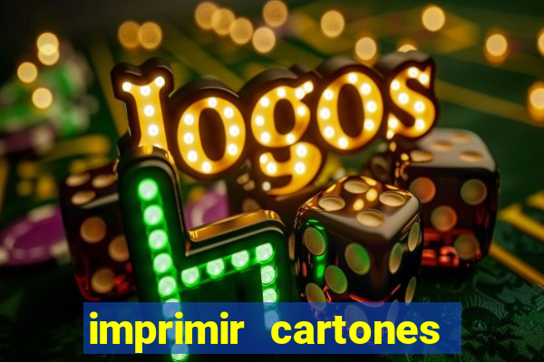 imprimir cartones de bingo