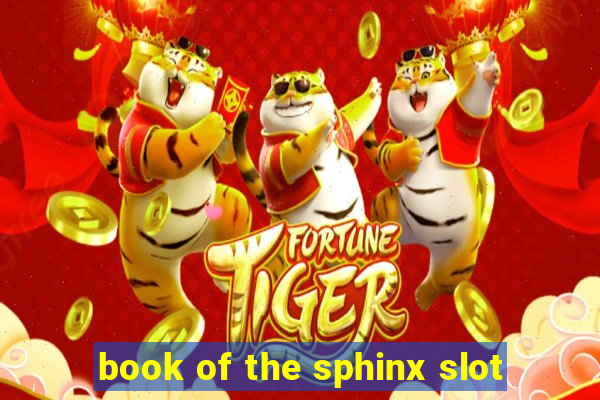 book of the sphinx slot