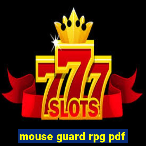 mouse guard rpg pdf