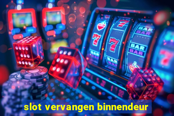 slot vervangen binnendeur