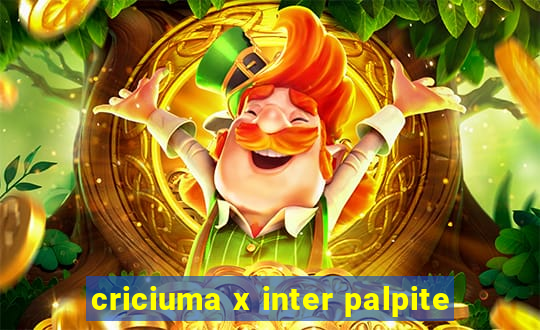 criciuma x inter palpite