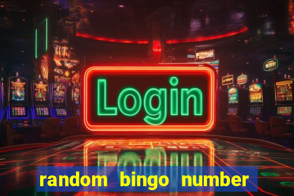 random bingo number generator 1-90