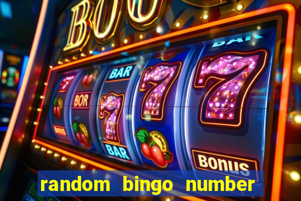 random bingo number generator 1-90