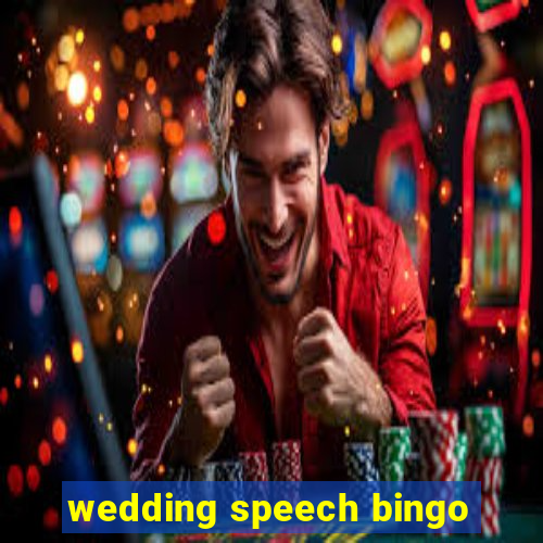 wedding speech bingo