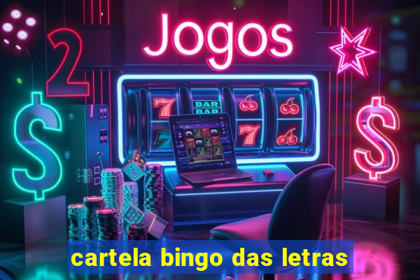 cartela bingo das letras