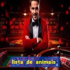 lista de animais em inglês pdf