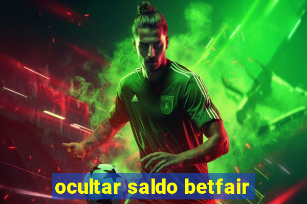 ocultar saldo betfair