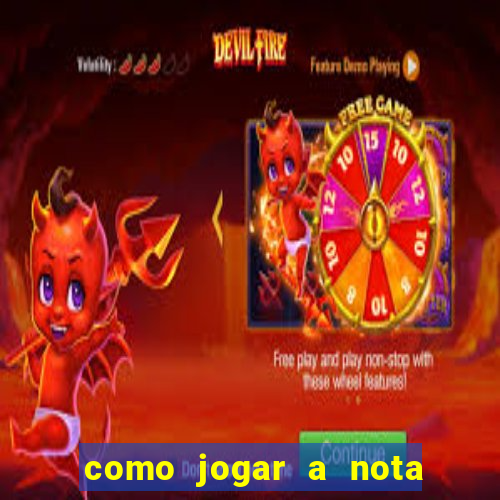 como jogar a nota do enem