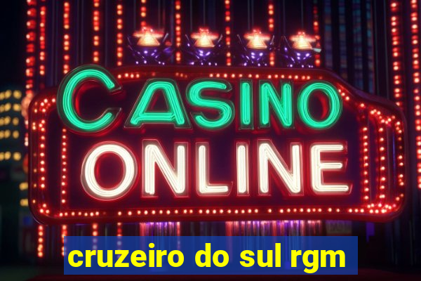 cruzeiro do sul rgm