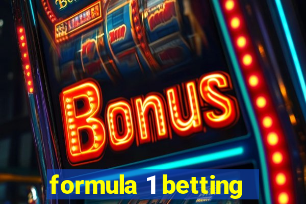 formula 1 betting