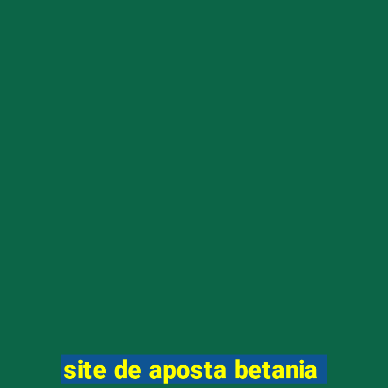 site de aposta betania