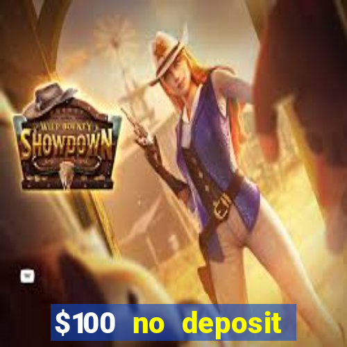 $100 no deposit mobile casino