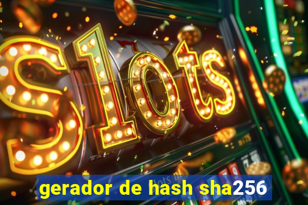 gerador de hash sha256