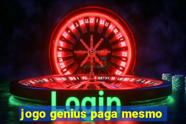 jogo genius paga mesmo