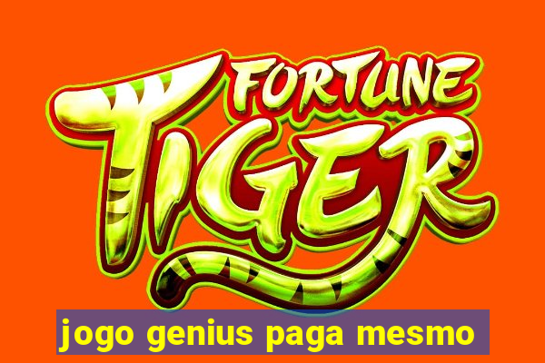 jogo genius paga mesmo