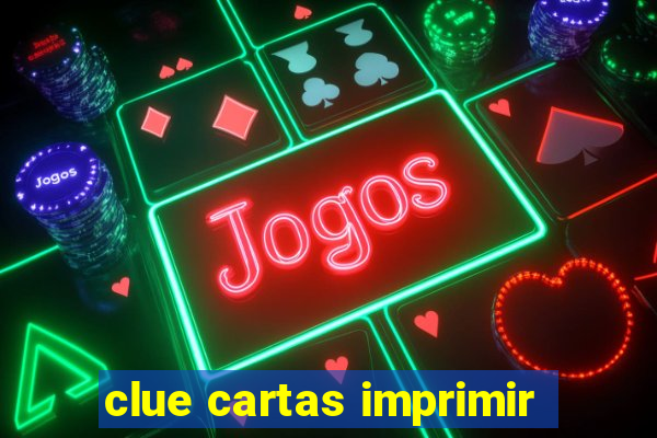 clue cartas imprimir