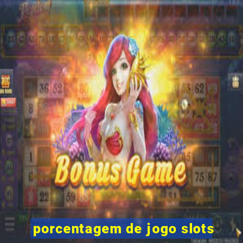 porcentagem de jogo slots